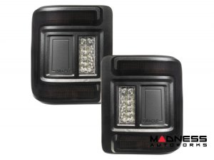 Jeep Wrangler JL Tail Lights - Flush Mount -LED - Smoked Lens Jeep Wrangler JL Tail Lights - Flush Mount -LED - Smoked Lens